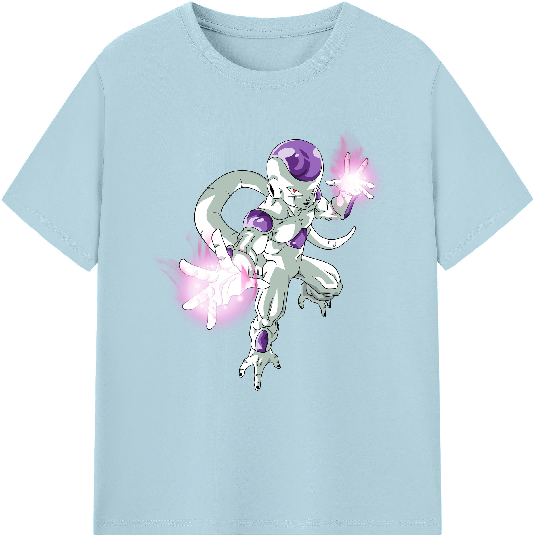 （画像用） ドラゴンボール フリーザ DRAGON BALL Frieza 綿100％半袖Tシャツ（フロントプリント）